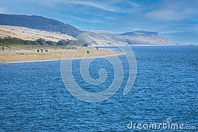 View of Dune of Pilat Stock Photo