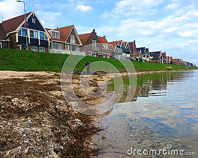 Volendam Village, Netherlands Stock Photo