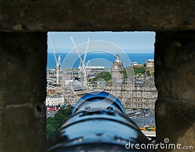 View from Edinburgh Castle Editorial Stock Photo