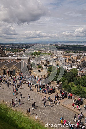 View of Edinburgh, Scotland Editorial Stock Photo