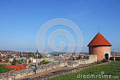 View from Eger fortress Stock Photo