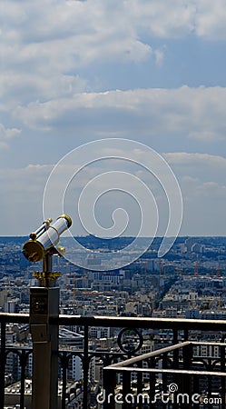 View from the Eiffel tower Stock Photo