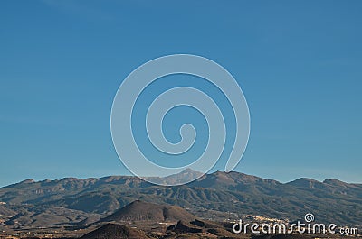 View of El Teide Volcan in Tenerife Stock Photo