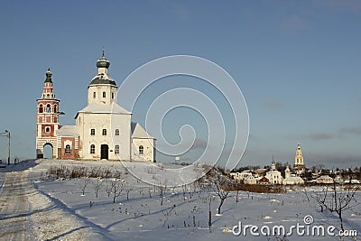 View on the Elias church, Suzdal Stock Photo
