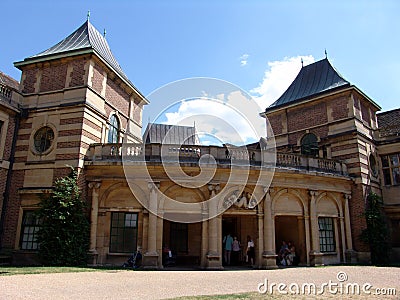 View of Eltham Palace front entrance Stock Photo