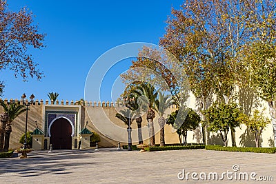 Dar al-Makhzen Royal Palace in Fez Stock Photo