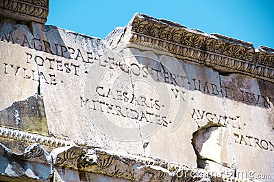View Of The Ephesus Ancient City Stock Photo