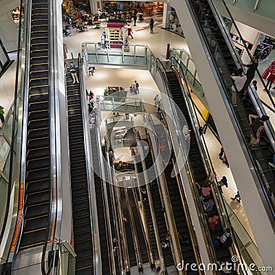 SURIA shopping mall in Kuala Lumpur Editorial Stock Photo