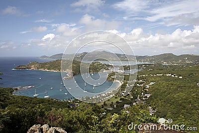 View of falmouth bay Stock Photo