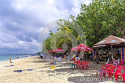 Kuta Beach in Bali Editorial Stock Photo