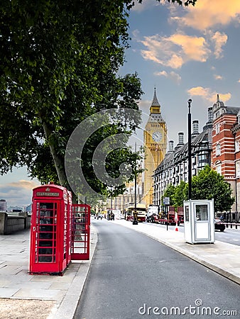 London city on a daytime in England Editorial Stock Photo