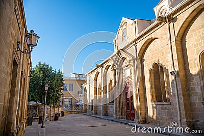 View at Faneromeni Square. Nicosia, Cyprus Stock Photo