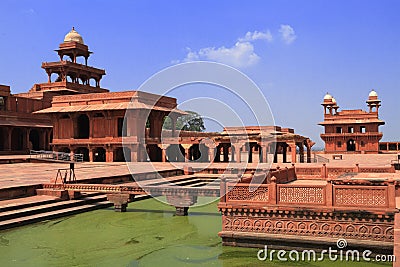 View of Fatehpur Sikri, Agra, Uttar Pradesh, India Stock Photo