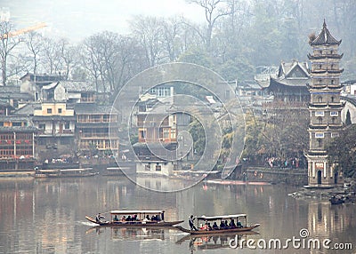 View of Fenghuang Editorial Stock Photo