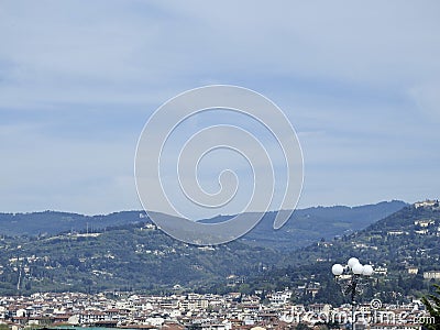 View of Florance and Tuscany Stock Photo