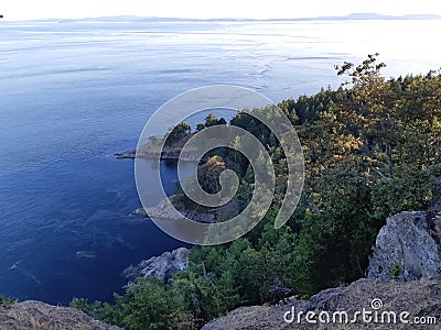 View form Monarch Head on Saturna island Stock Photo