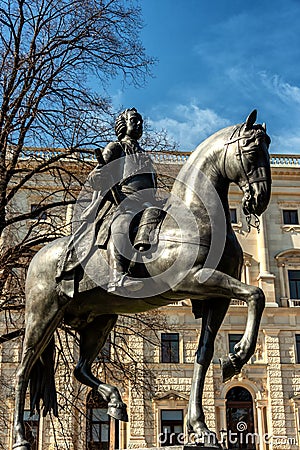 Franz Stephan von Lothringen Monument in Vienna Stock Photo