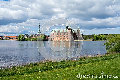 View on Frederiksborg Castle Stock Photo