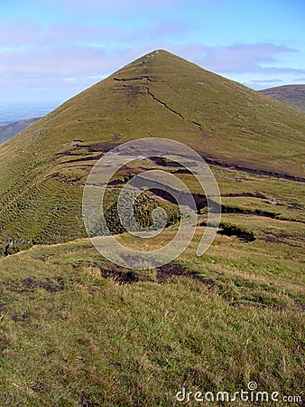 View of Galtee Beag, Galtee mountains, Ireland Stock Photo