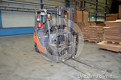 Gasoline front loader Stock Photo