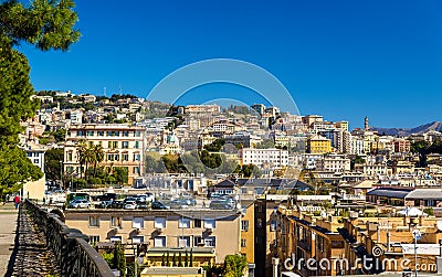 View of Genoa city - Italy Stock Photo