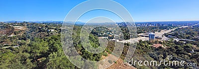 View from the Getty Center, LA Stock Photo