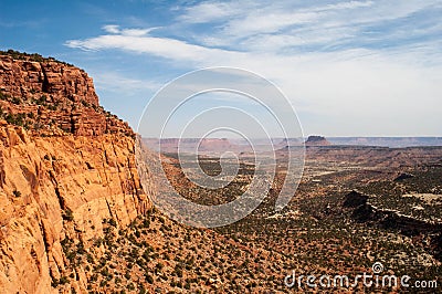 View of Glenn Canyon Stock Photo