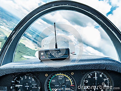 View from a glider Editorial Stock Photo