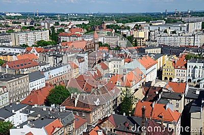 View of the Gliwice in Poland Stock Photo