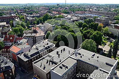 View of the Gliwice in Poland Stock Photo