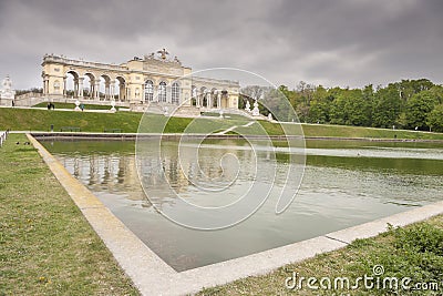 View on Gloriette structure in Schonbrunn Palace, Vienna, Austria Editorial Stock Photo