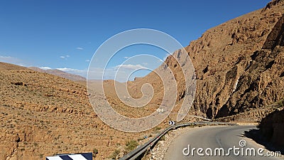 View gorges du dades ,tinerhir,morocco. Stock Photo