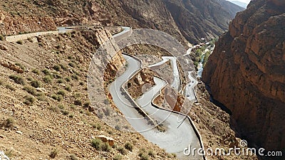 View gorges du dades ,tinerhir,morocco. Stock Photo