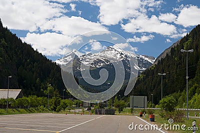 View on the Gotthard Stock Photo