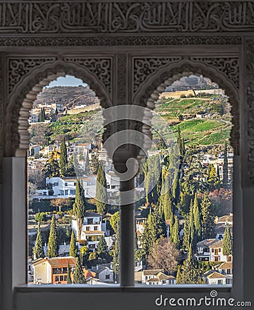 View of Granada, Andalusia, Spain. Stock Photo