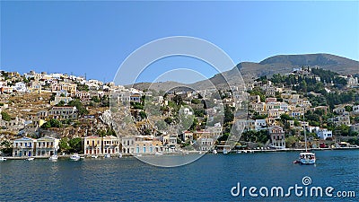 view greek islands Stock Photo