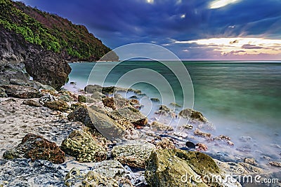 Stones in the sea Stock Photo