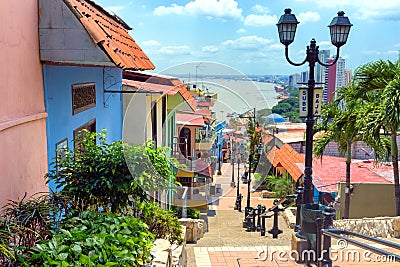 View of Guayaquil, Ecuador Stock Photo