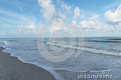 View of the Gulf of Mexico from Sand Key Beach, Florida, USA Stock Photo