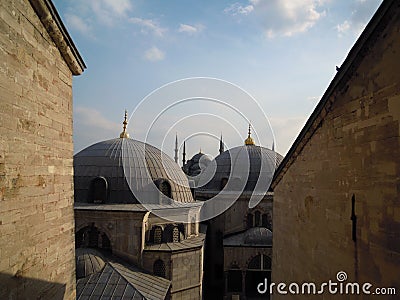 View from Hagia Sophia Editorial Stock Photo