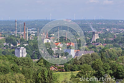 View from the Halde Hoheward Stock Photo