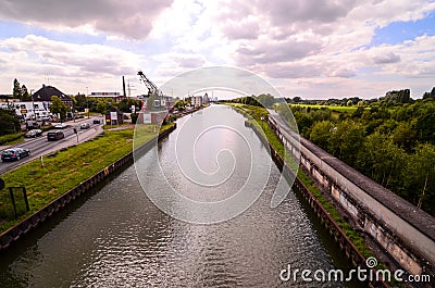 View of the Hamm River Stock Photo