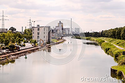 View of the Hamm River Editorial Stock Photo