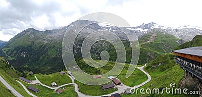 View from Hintertux, Tuxertal, Innsbruck, Austria Stock Photo