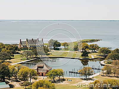 View of Historic Corolla Park, in the Outer Banks, North Carolina Stock Photo