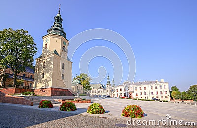 View of the Historical architecture in Kielce Stock Photo