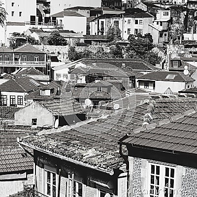 Centre of the city of Porto Stock Photo