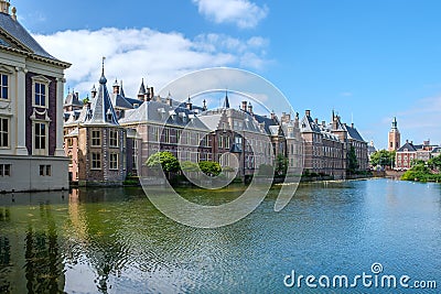 Binnenhof - Dutch Parliament, The Hague Netherlands Stock Photo