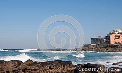 View of holiday accommodation at Ballito, KZN, South Africa Stock Photo