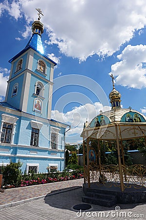 View of the Holy Znamensky Convent Editorial Stock Photo